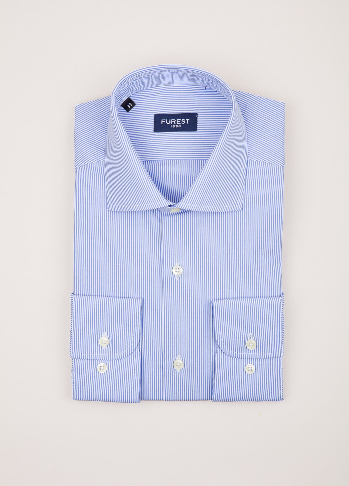 Camisa vestir rayas azul