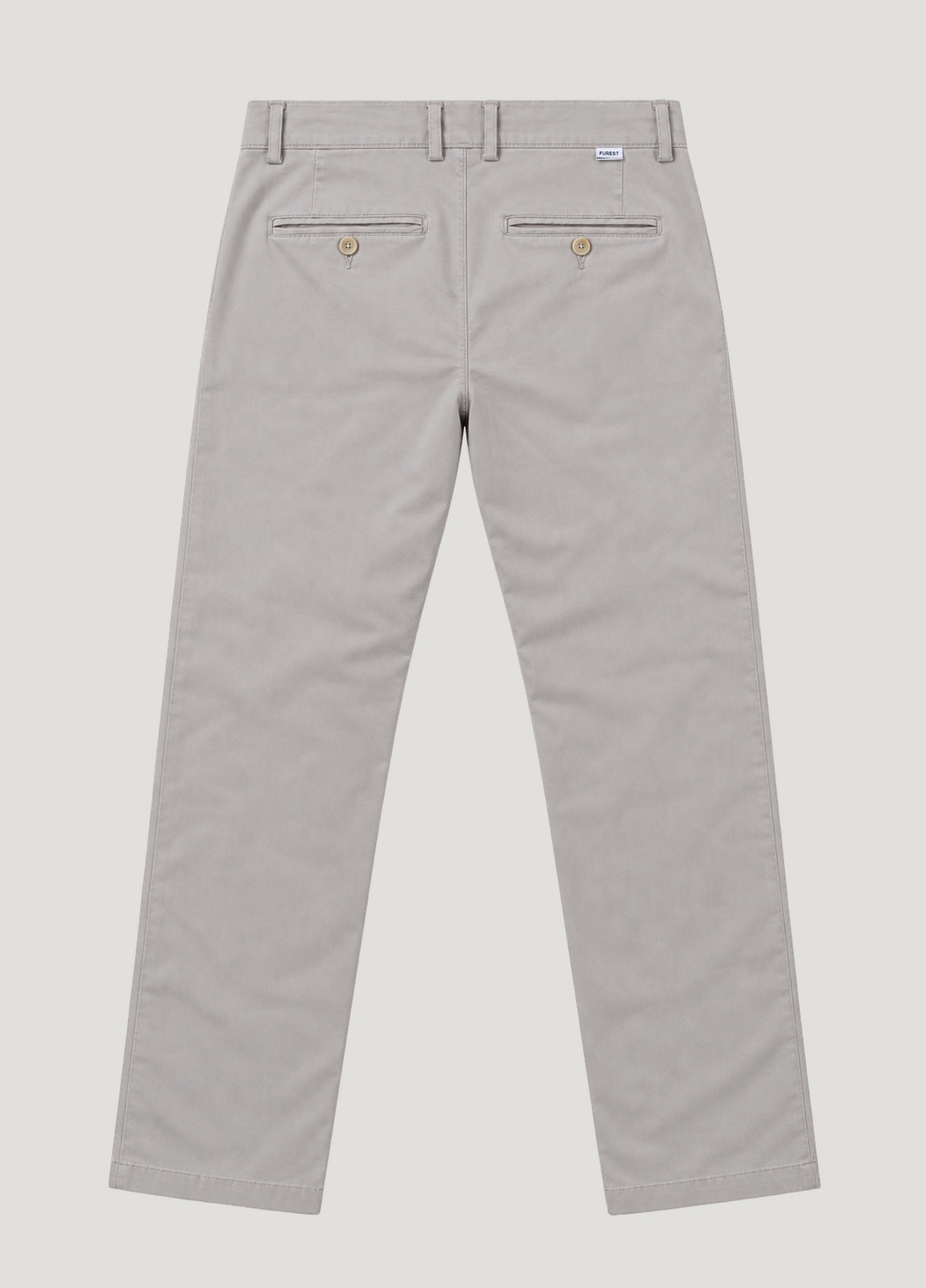 Pantalón casual chino gris perla