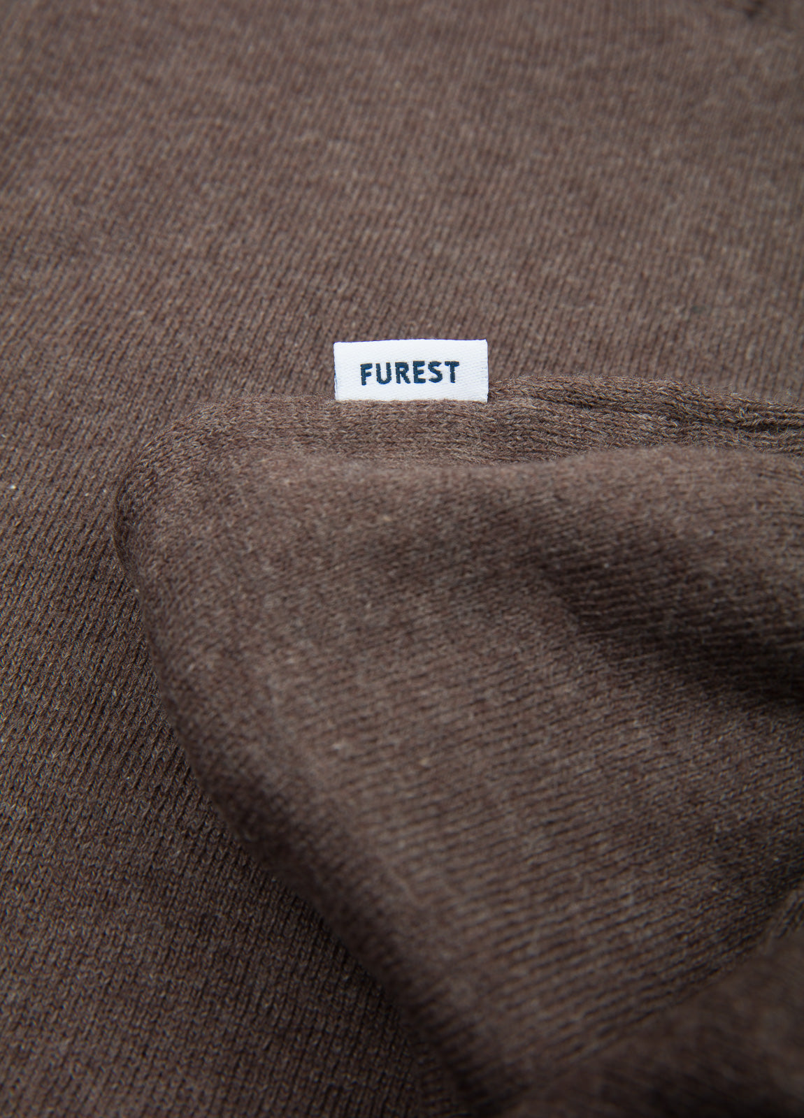 Brown Perkins neck sweater
