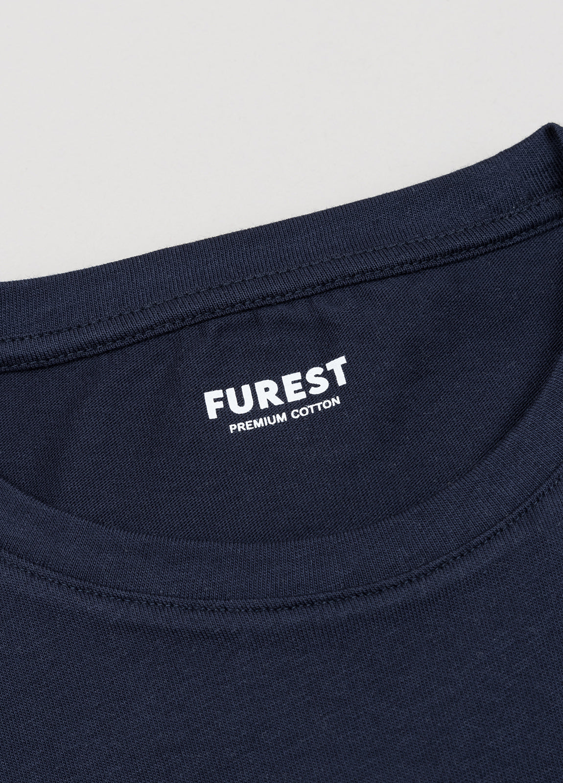Blue pique polo