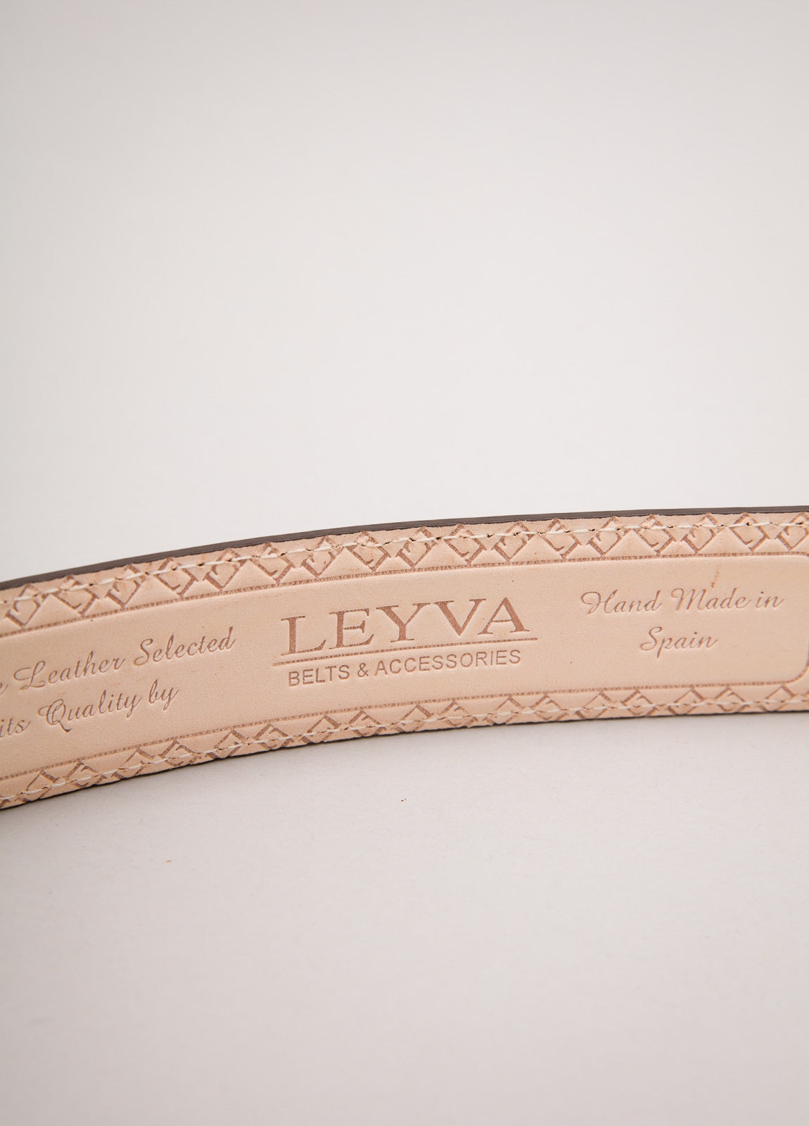 Cinturón sport piel tostado