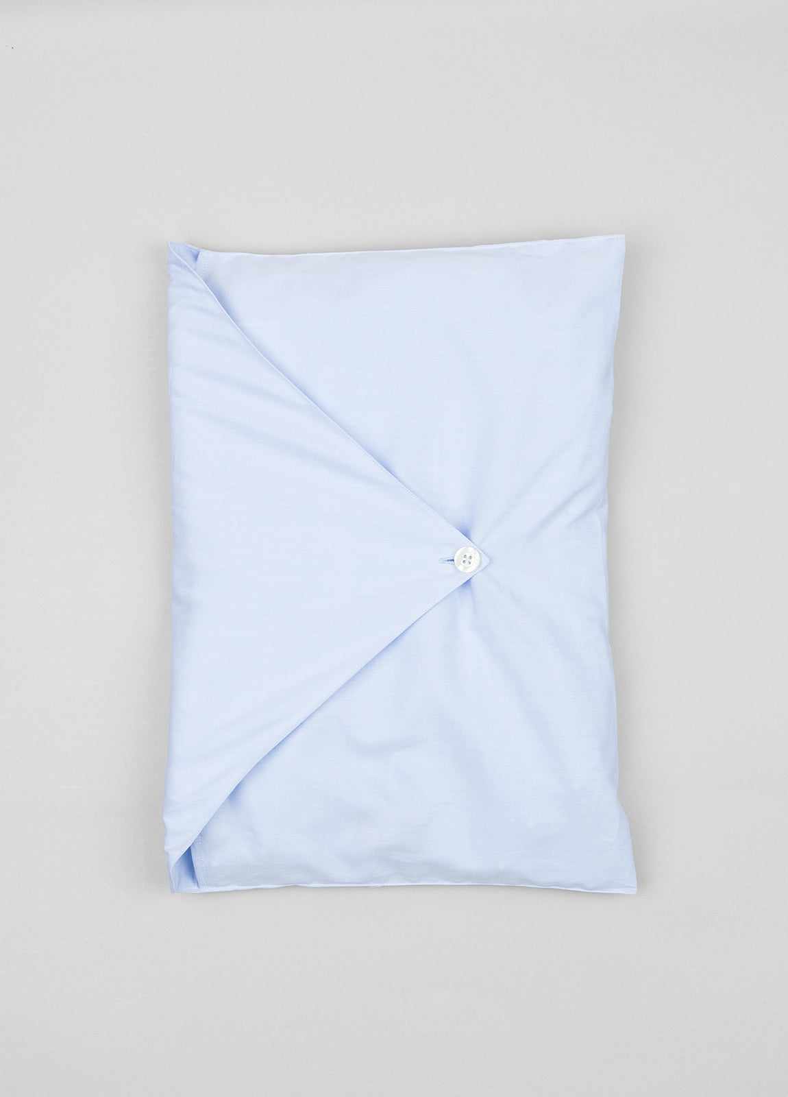 Long plain light blue pajamas with pillowcase included