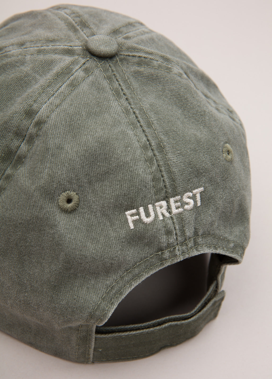 Khaki micro corduroy cap
