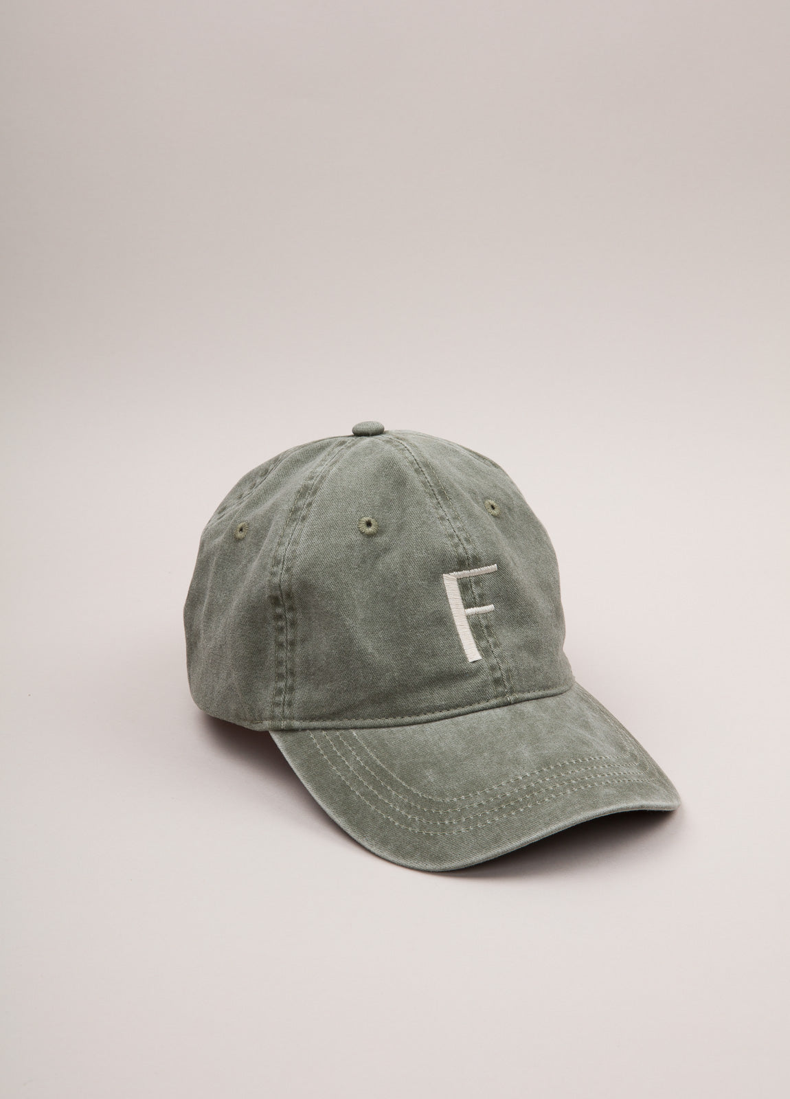 Khaki micro corduroy cap