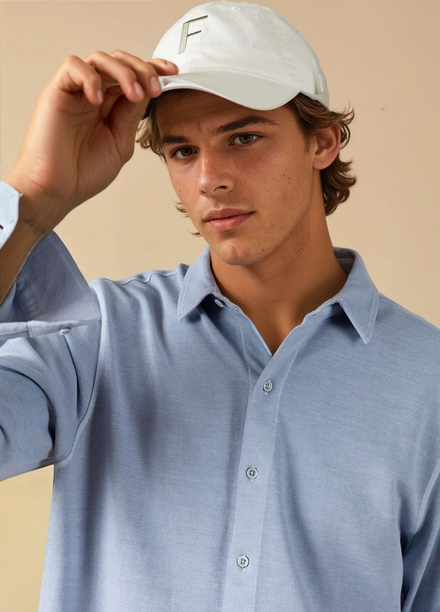 Gorra loneta blanco