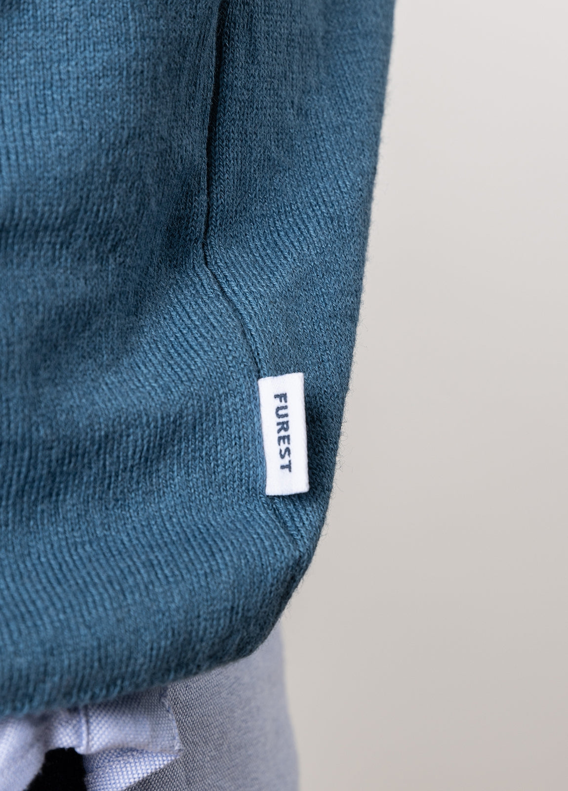 Jersey cuello perkins azul