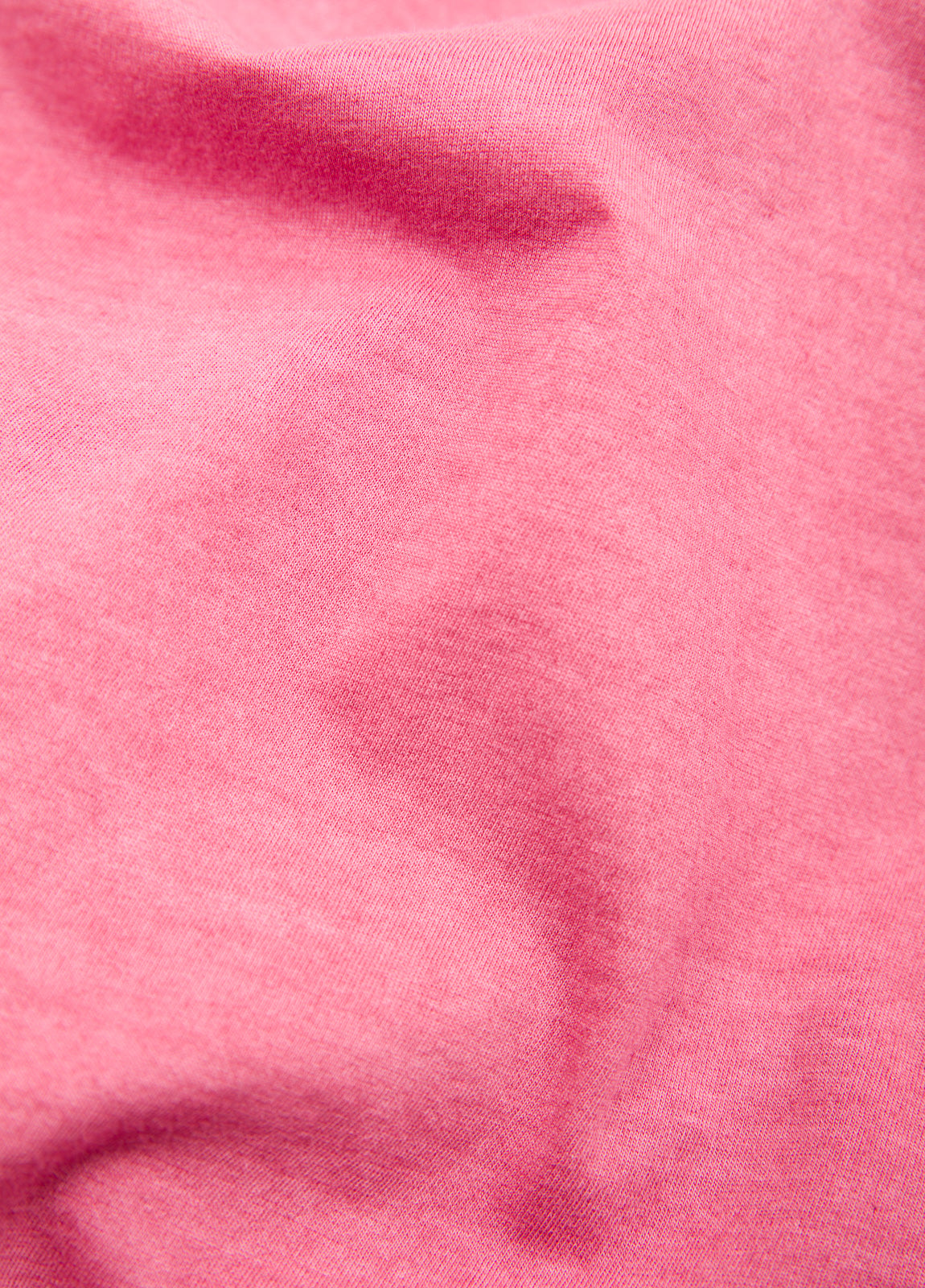 Plain pink short-sleeved polo shirt