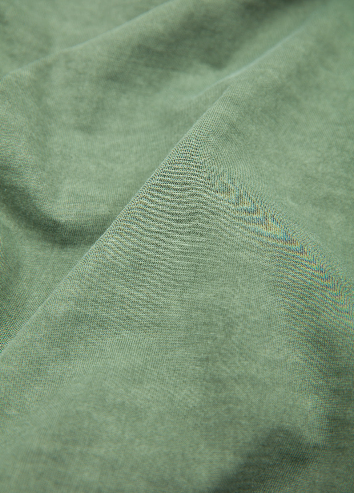 Plain khaki long-sleeved polo shirt