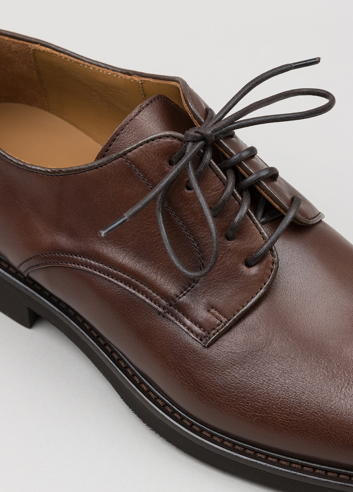 Zapato sport piel marrón