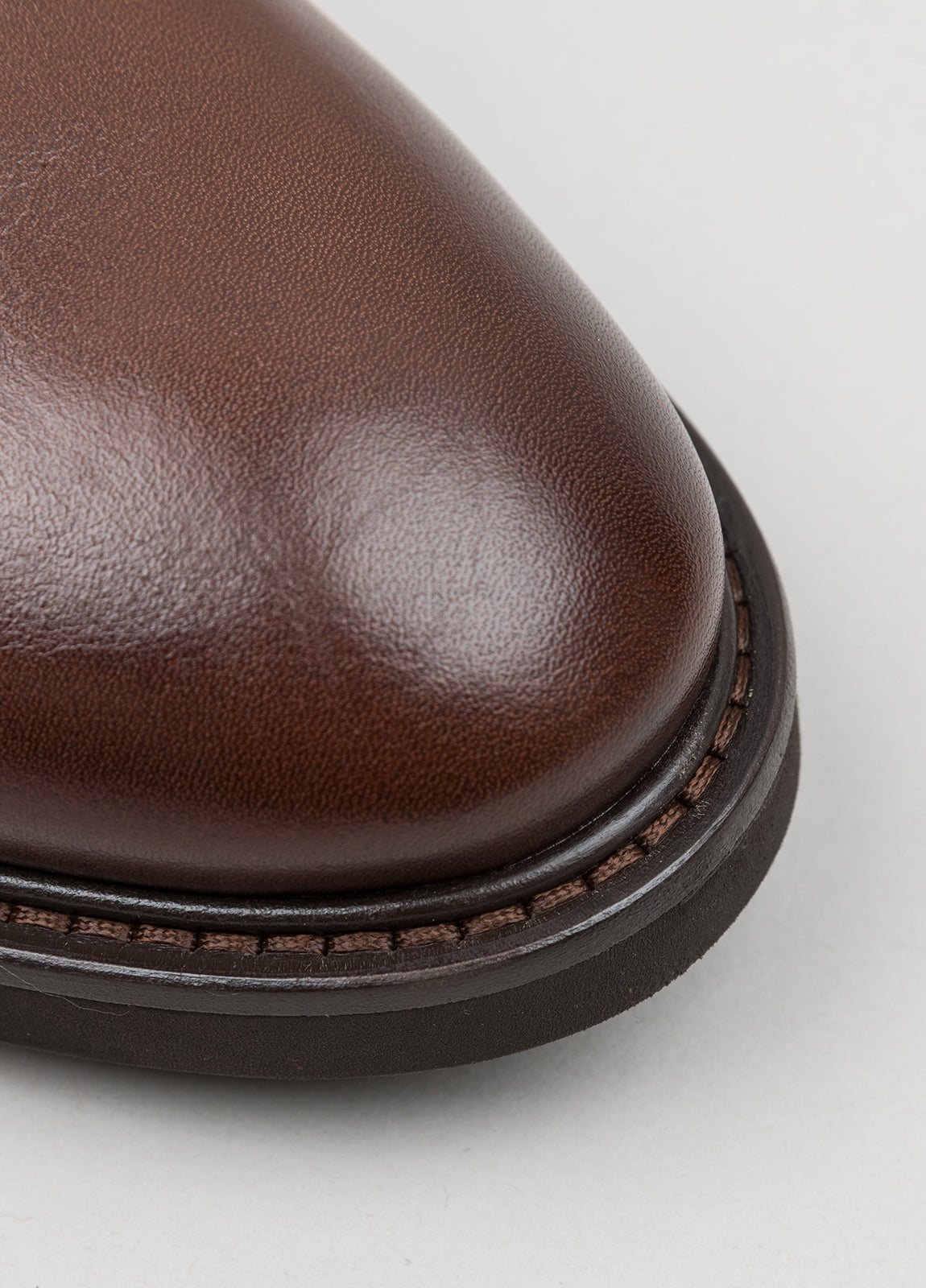 Zapato sport piel marrón