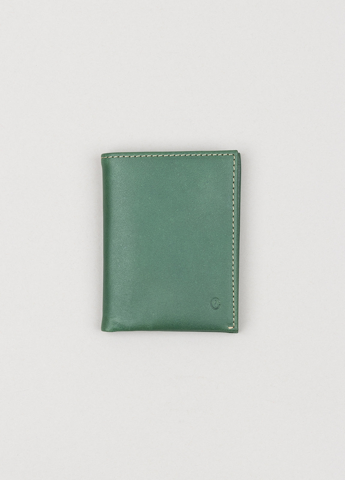 Green leather wallet