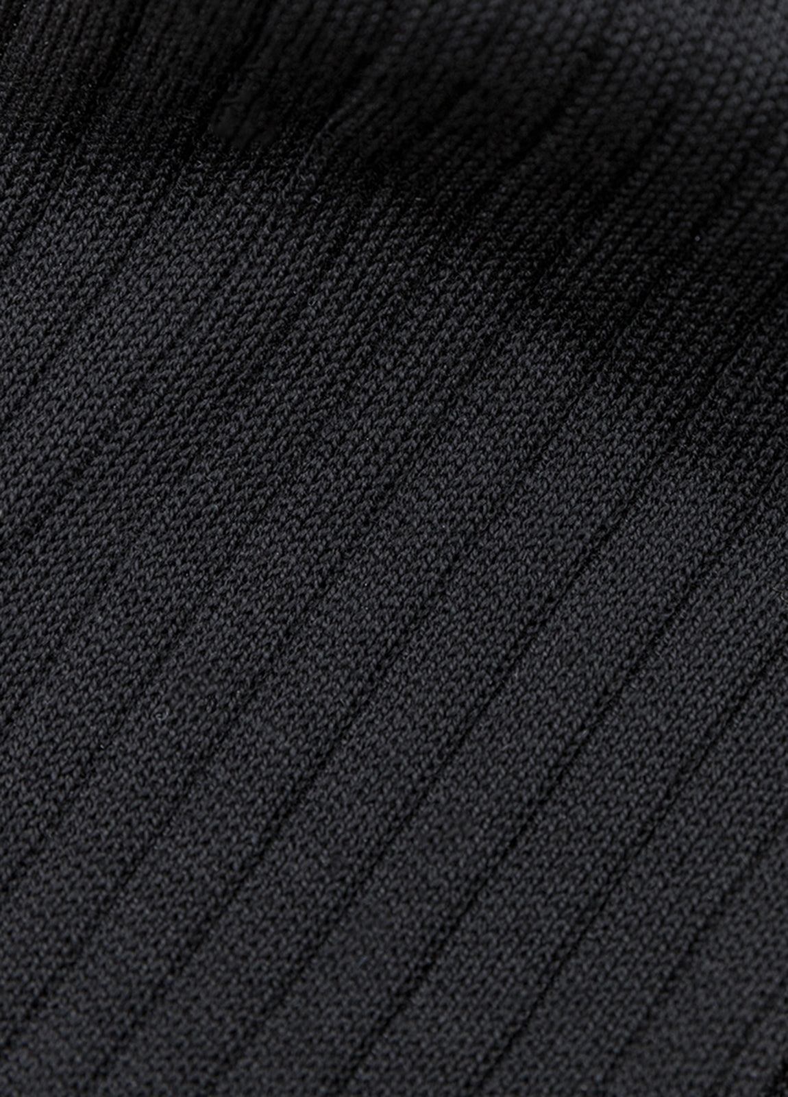 Calcetín corto negro hilo de Escocia