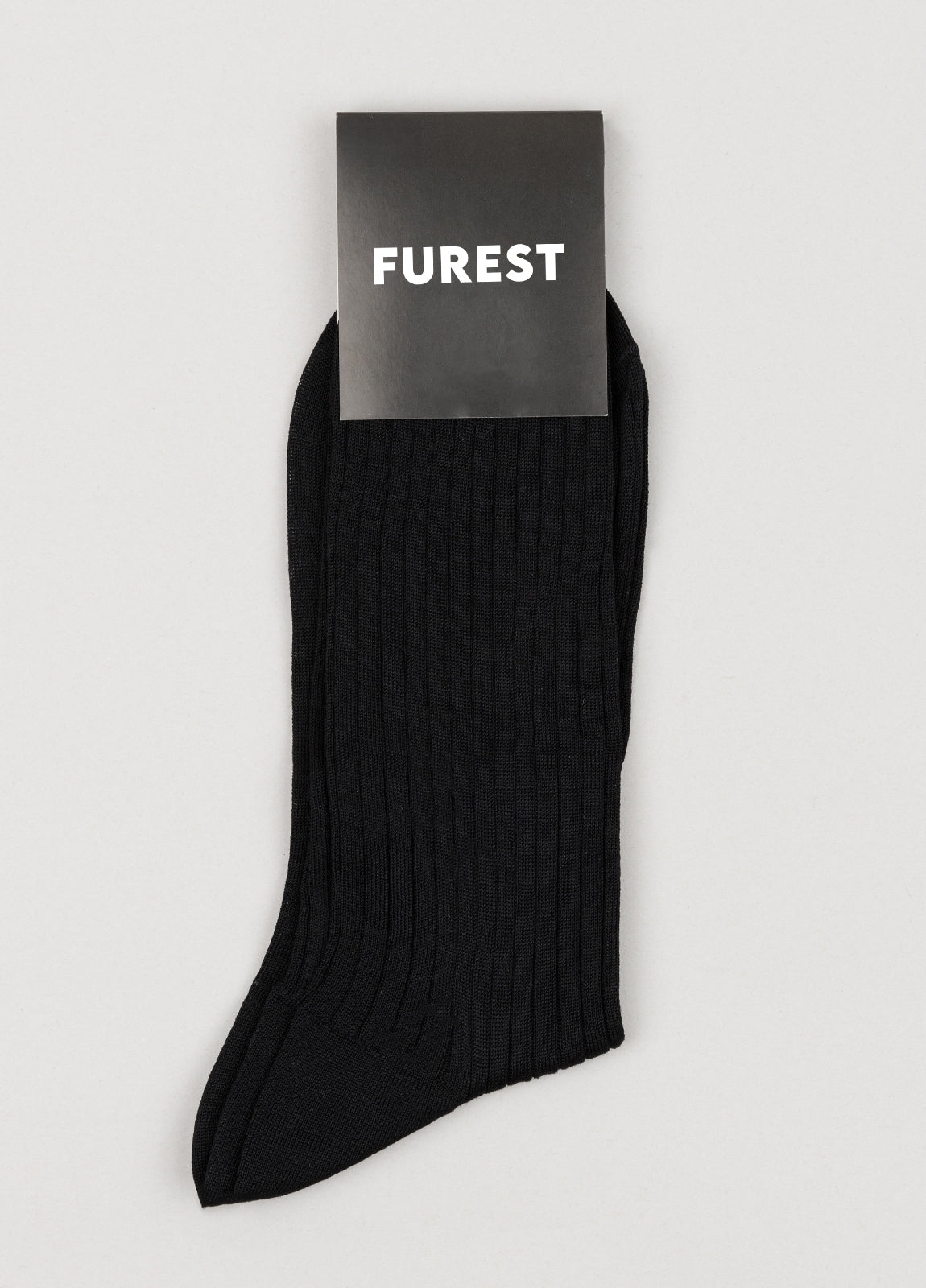 Calcetín corto negro hilo de Escocia