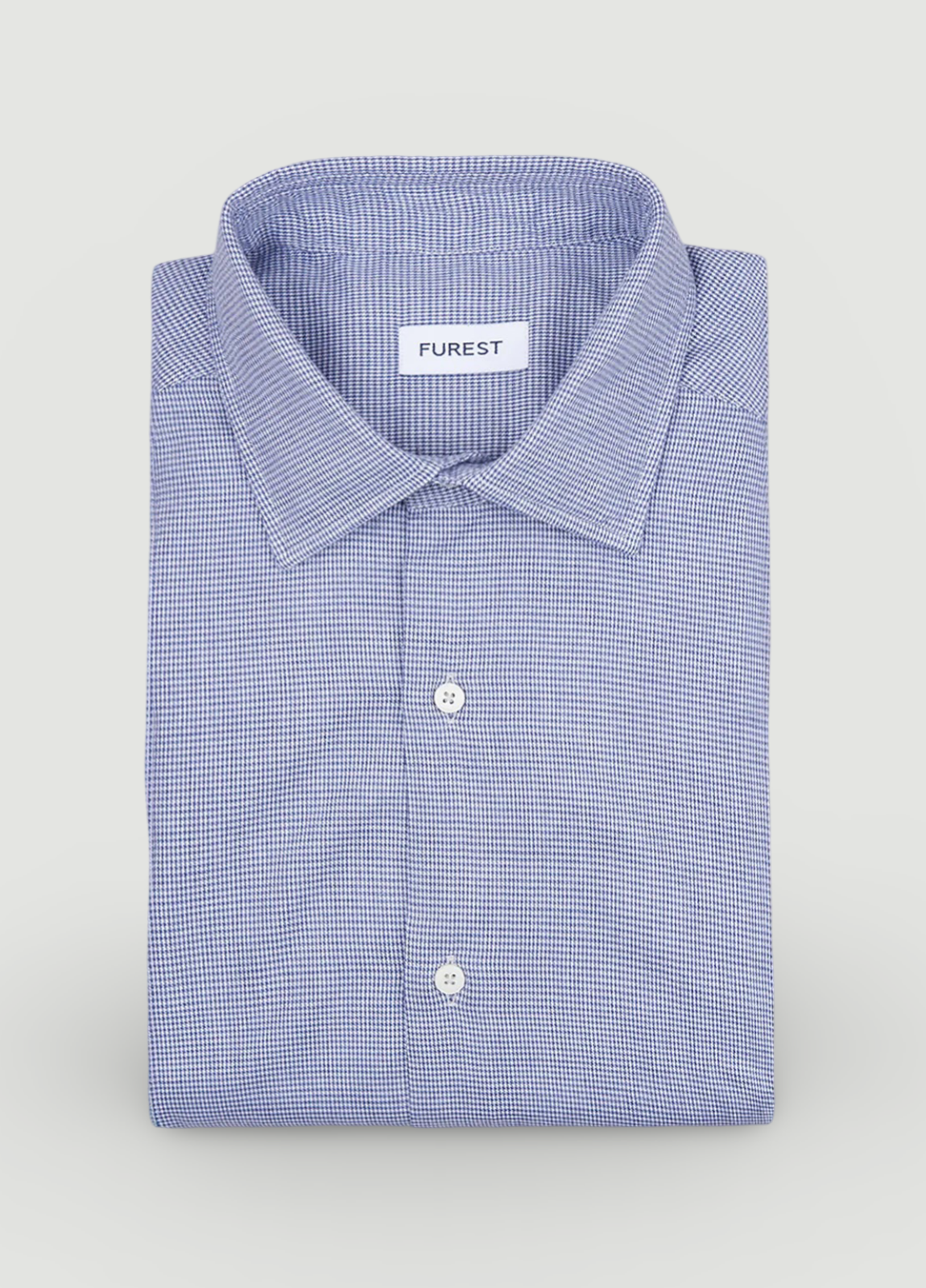 Blue houndstooth sport shirt