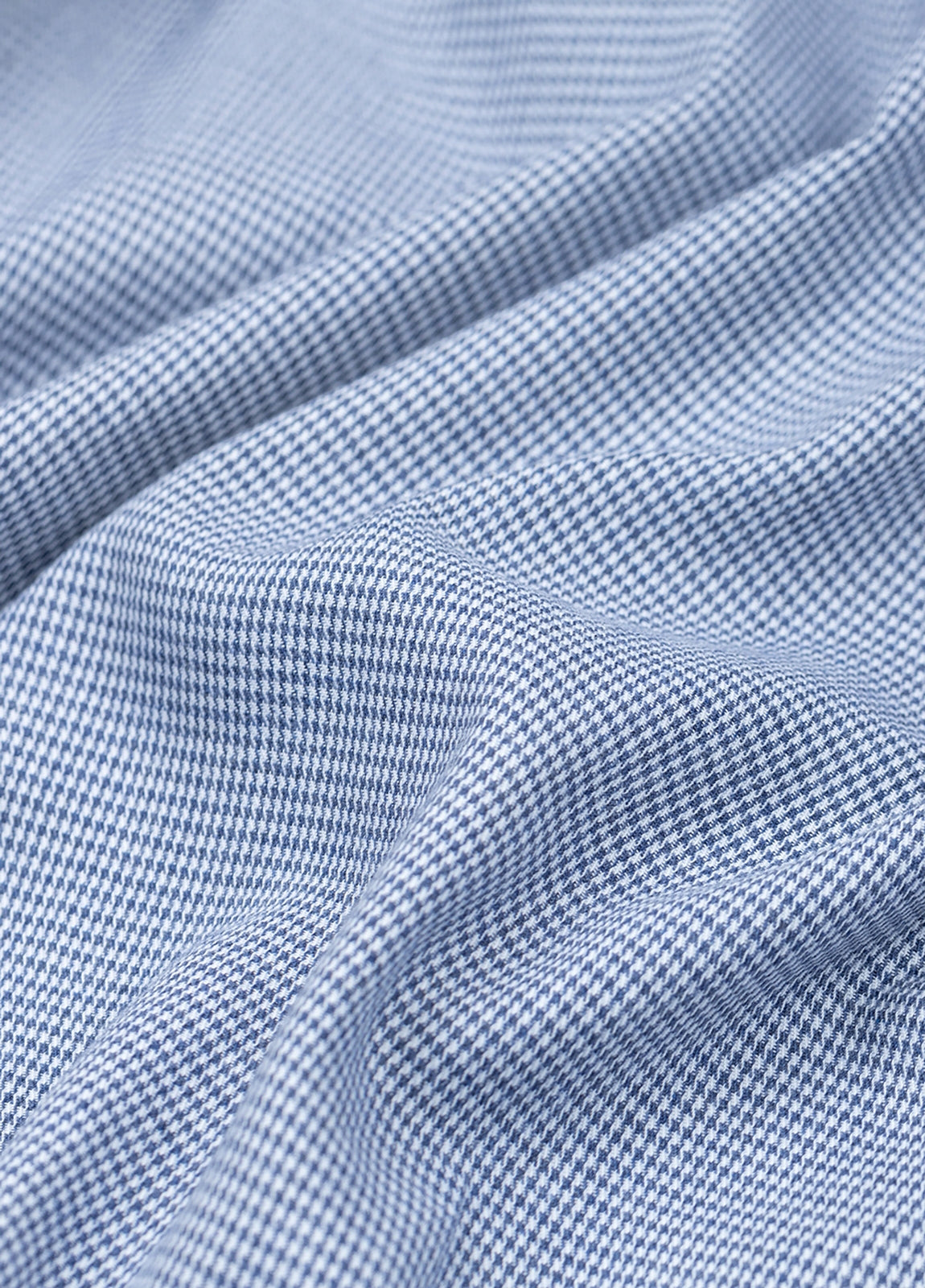 Blue houndstooth sport shirt