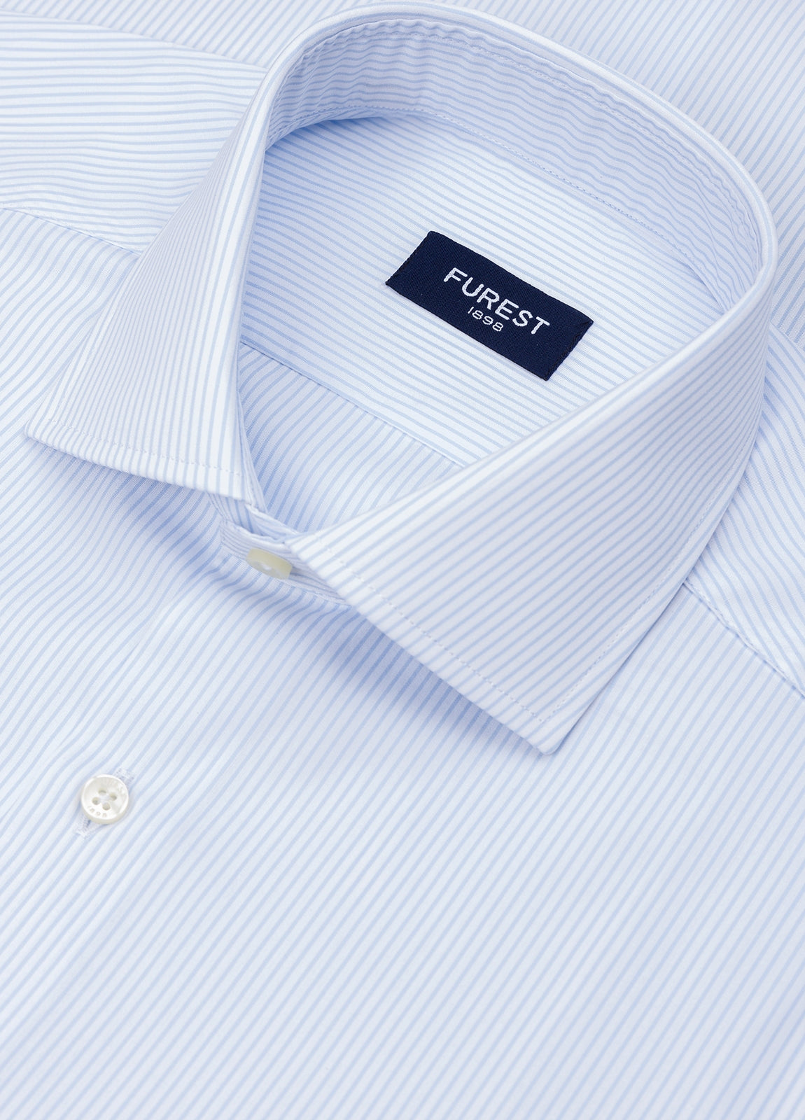 Camisa vestir raya celeste