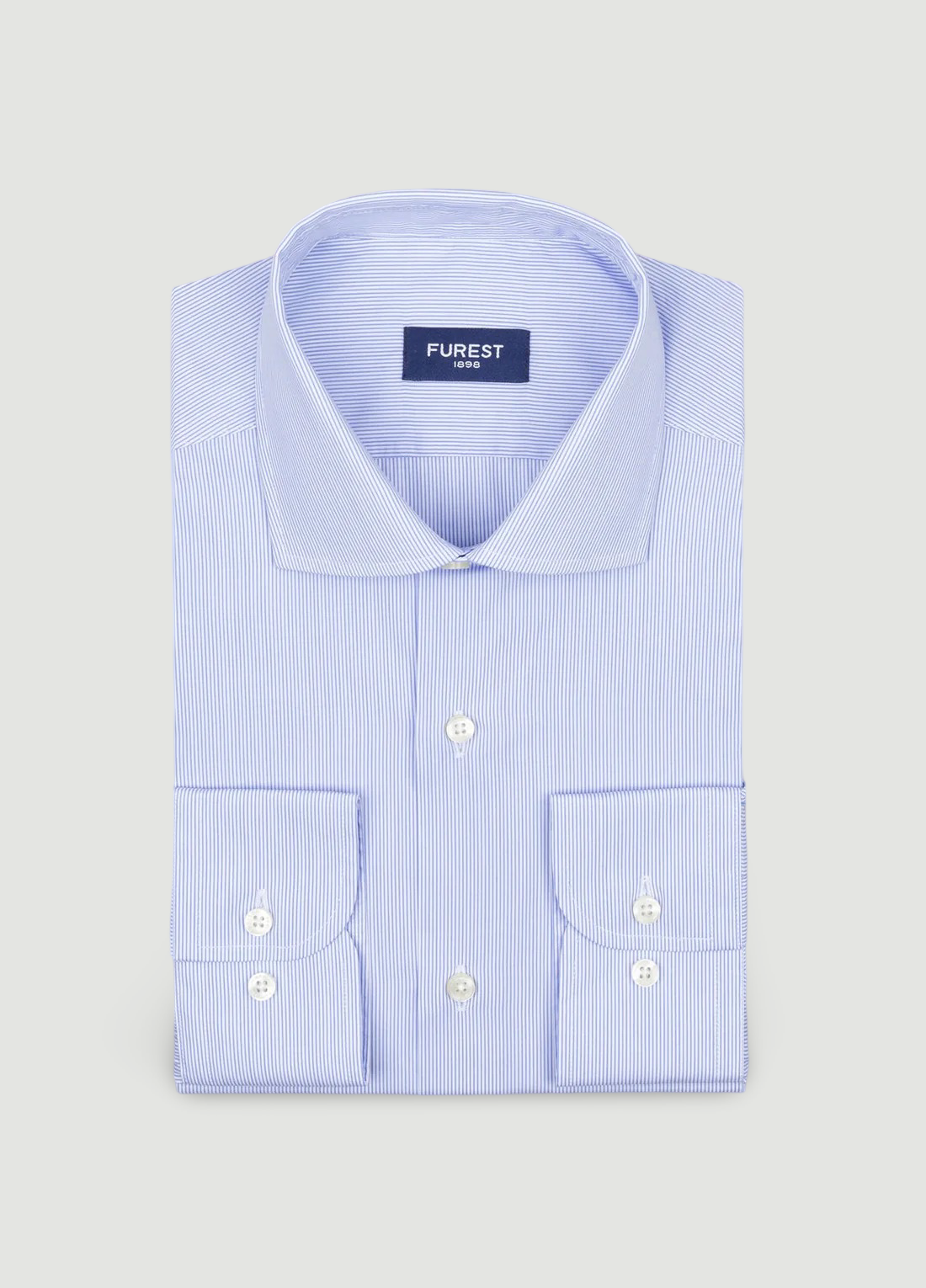 Camisa vestir mil rayas azul