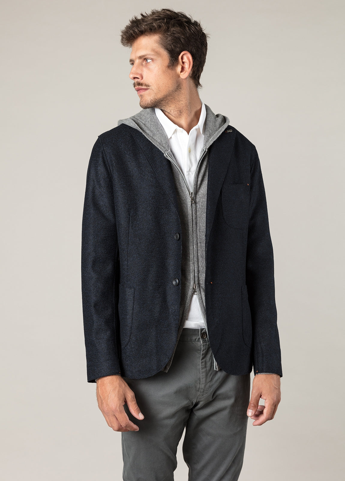 Navy blue blazer