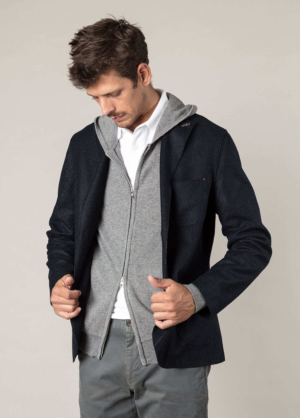 Navy blue blazer