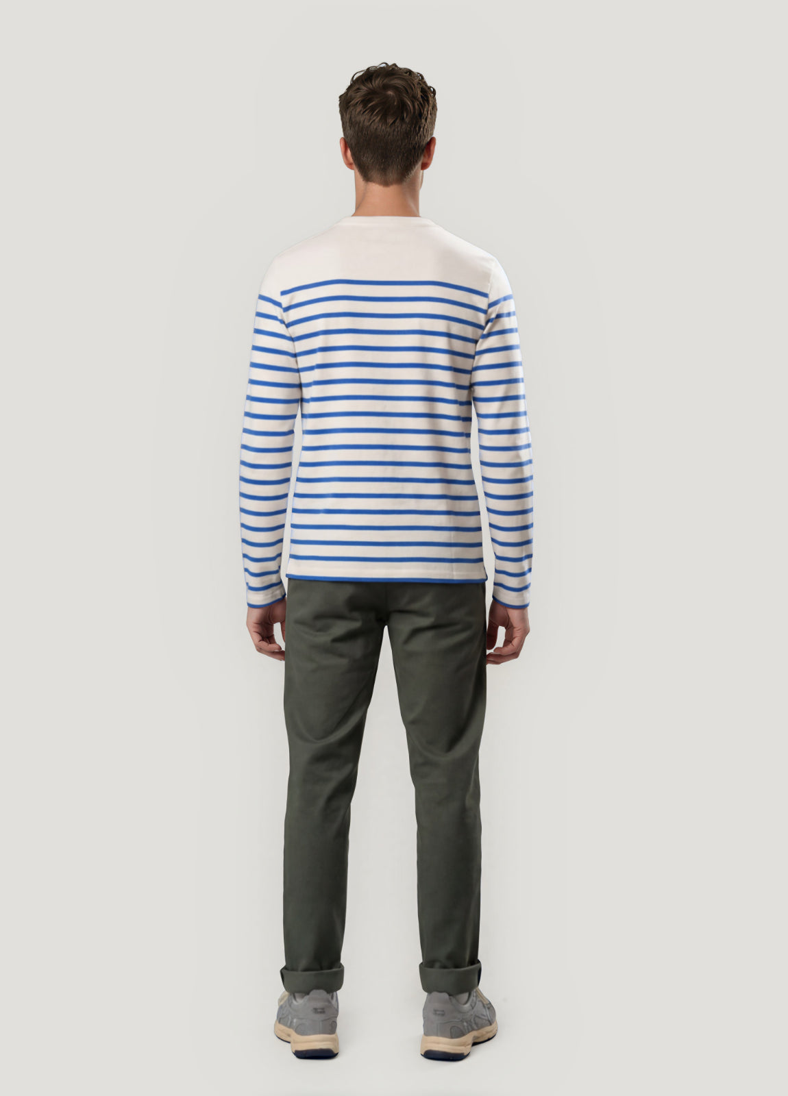 Pantalón chino regular kaki