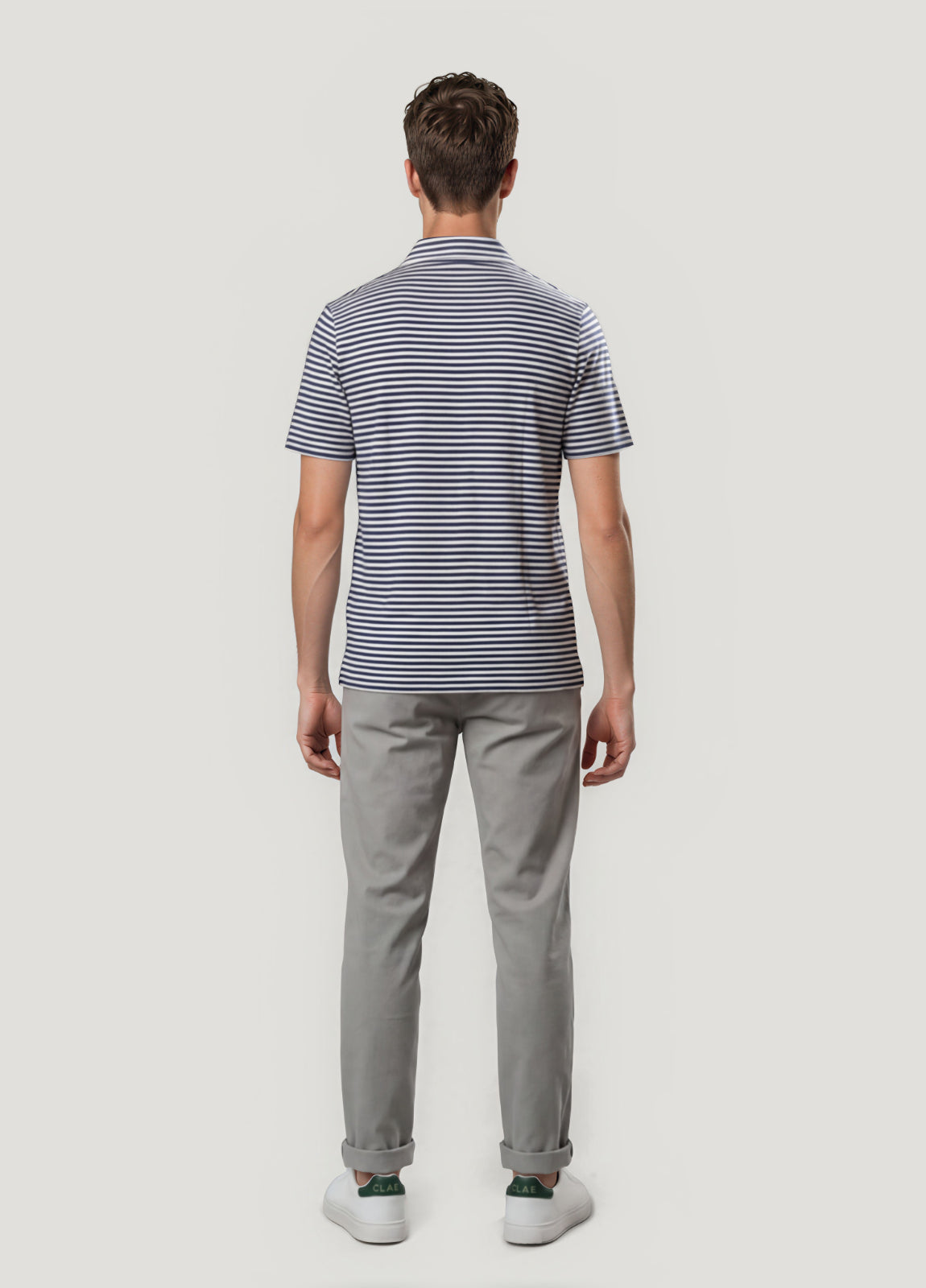 Pantalón chino regular gris