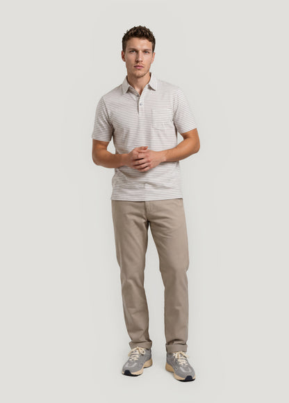 Pantalón chino regular beige