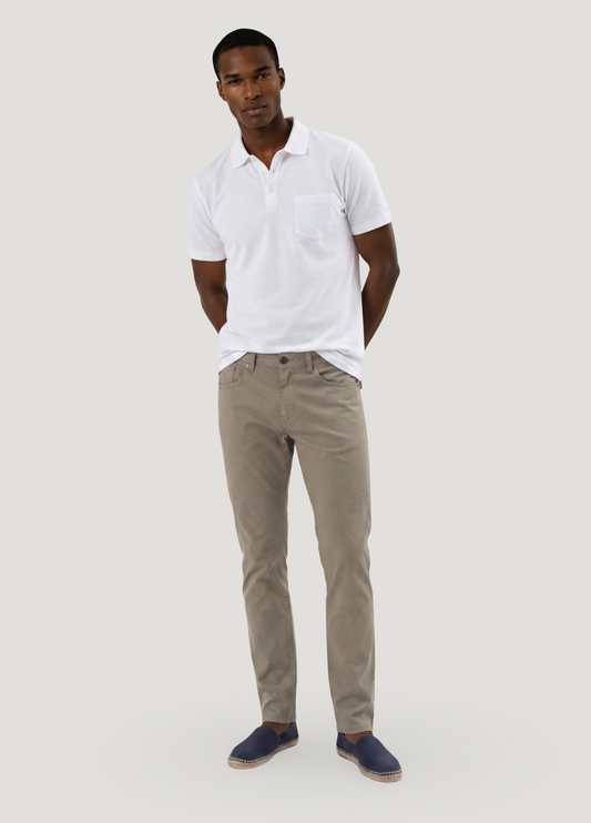 Pantalón cinco bolsillos visón