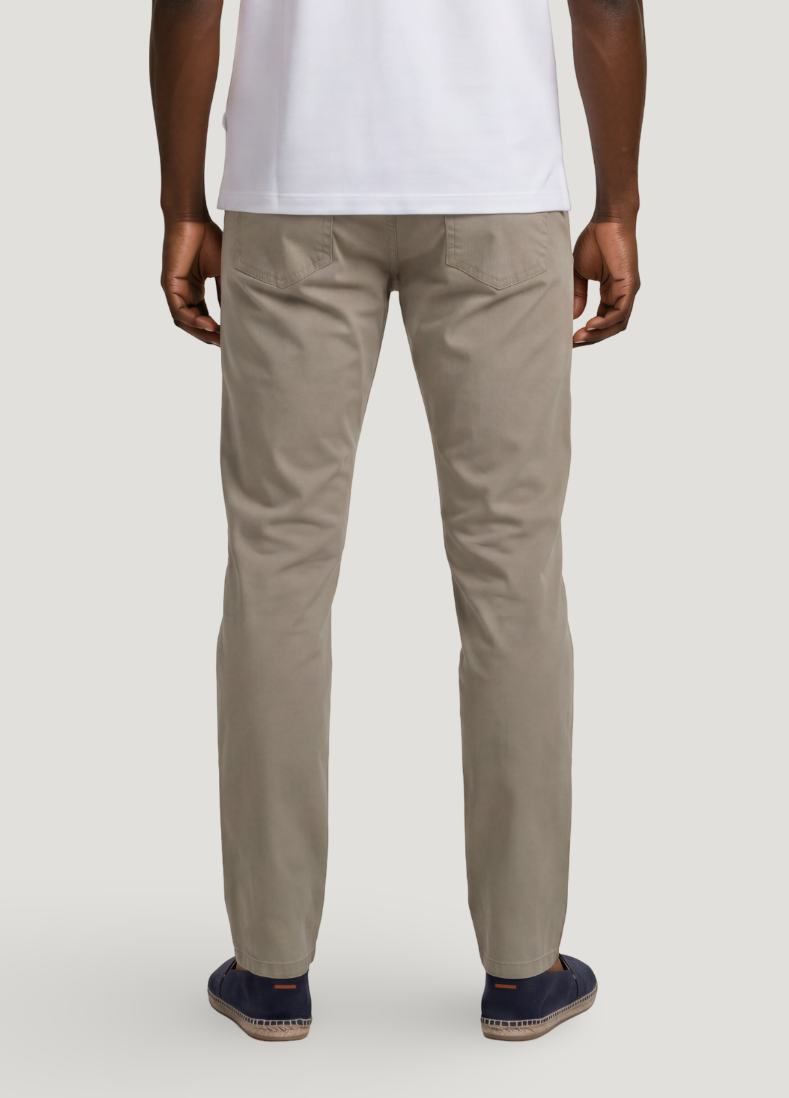 Pantalón cinco bolsillos visón