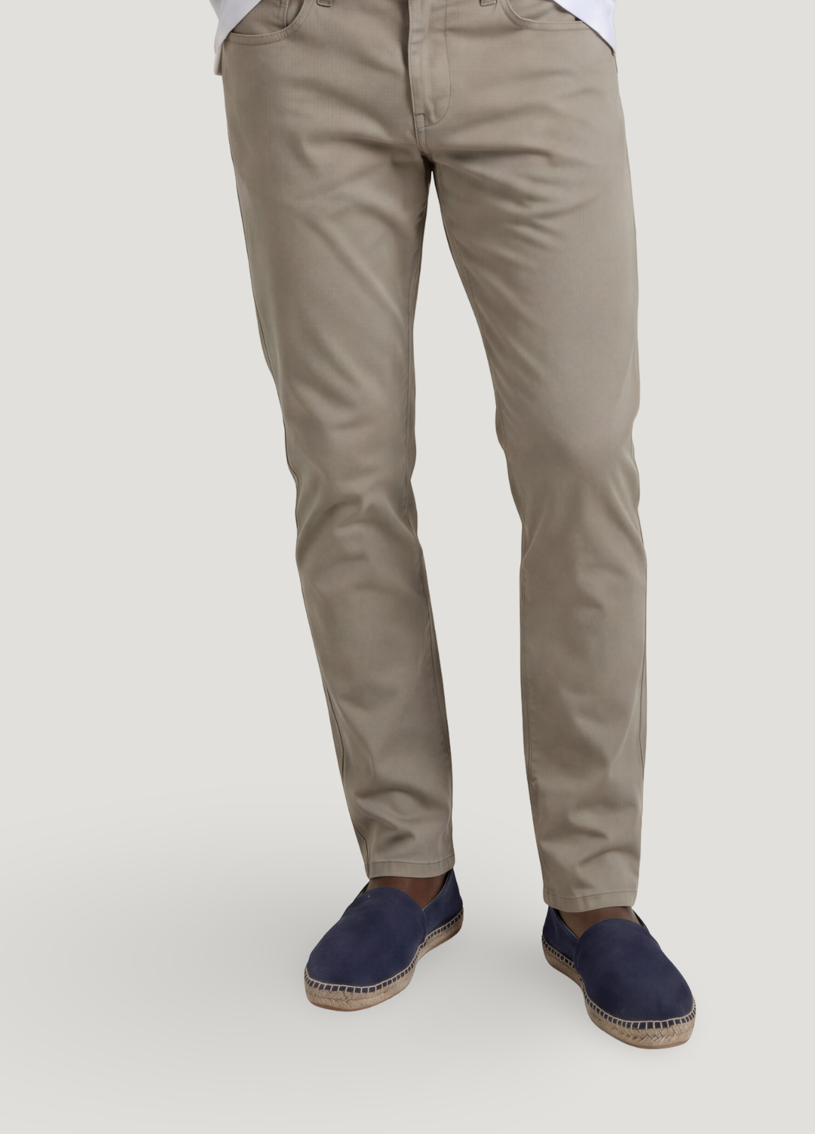 Pantalón cinco bolsillos visón