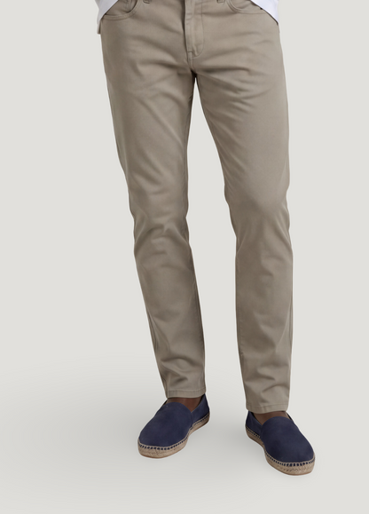 Pantalón cinco bolsillos visón