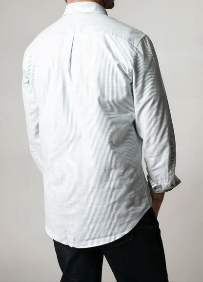 Sport shirt blue green stripes