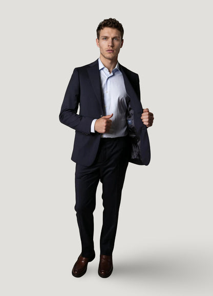 Plain navy dress suit