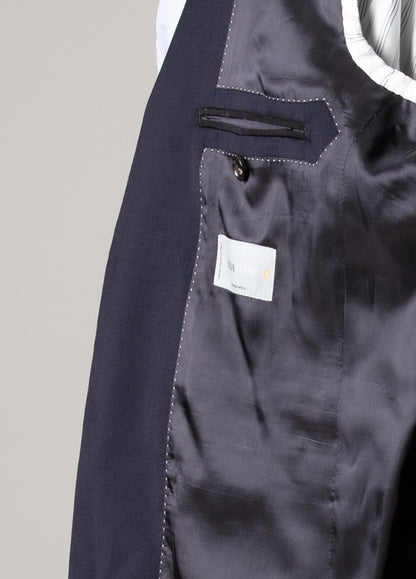 Plain navy dress suit