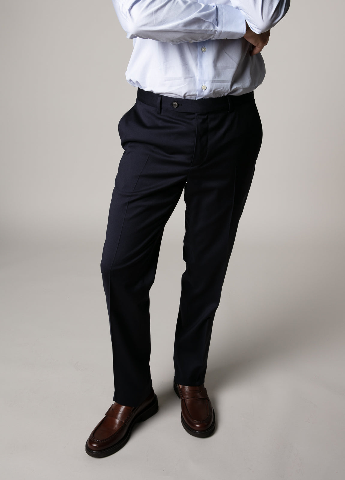 Traje liso marino