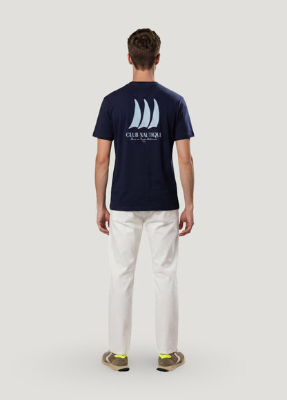 Camiseta Club Nautique marino
