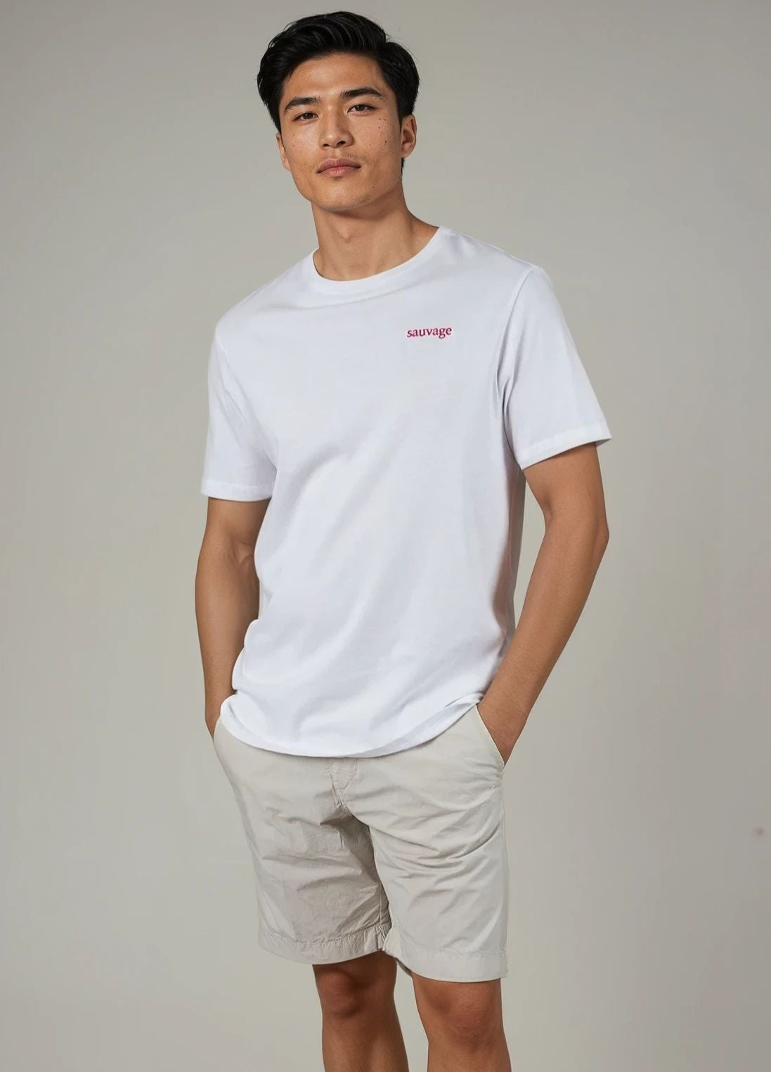 Camiseta Sauvage blanca