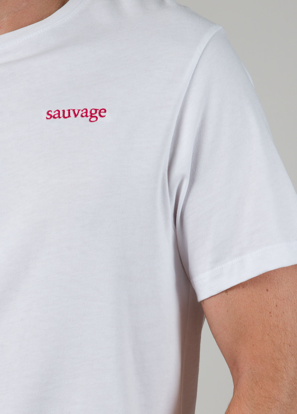 Camiseta Sauvage blanca
