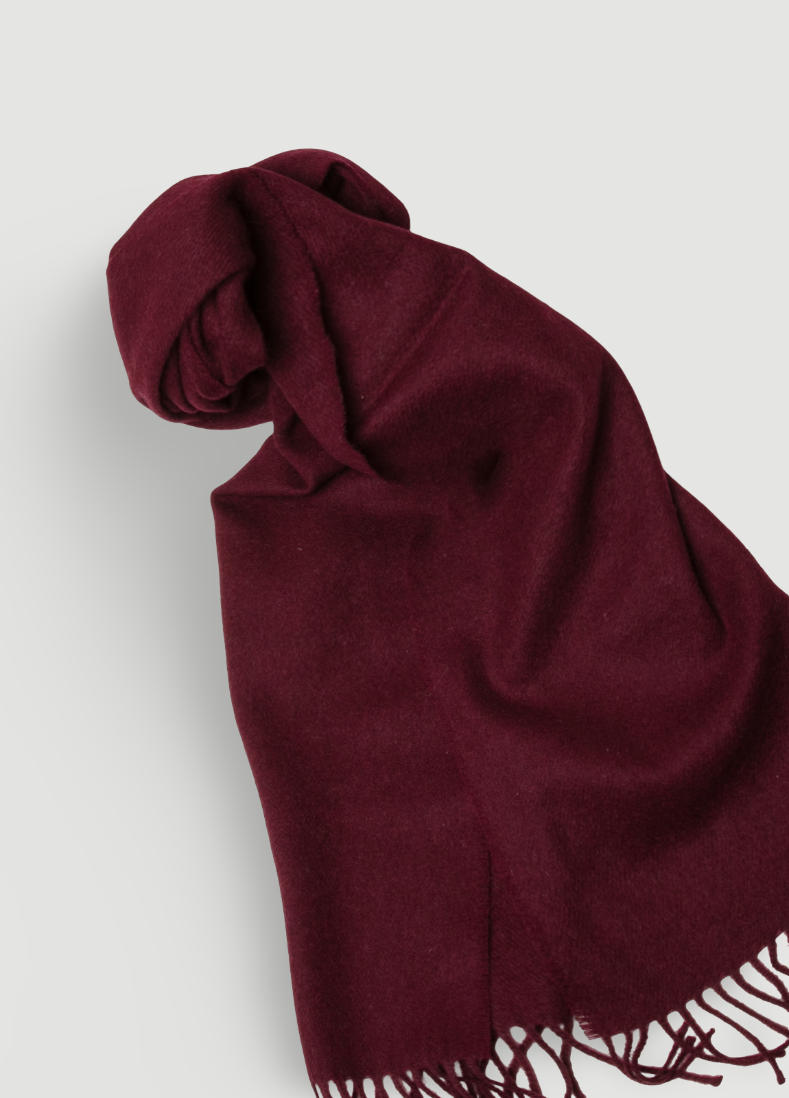 Bufanda lisa granate