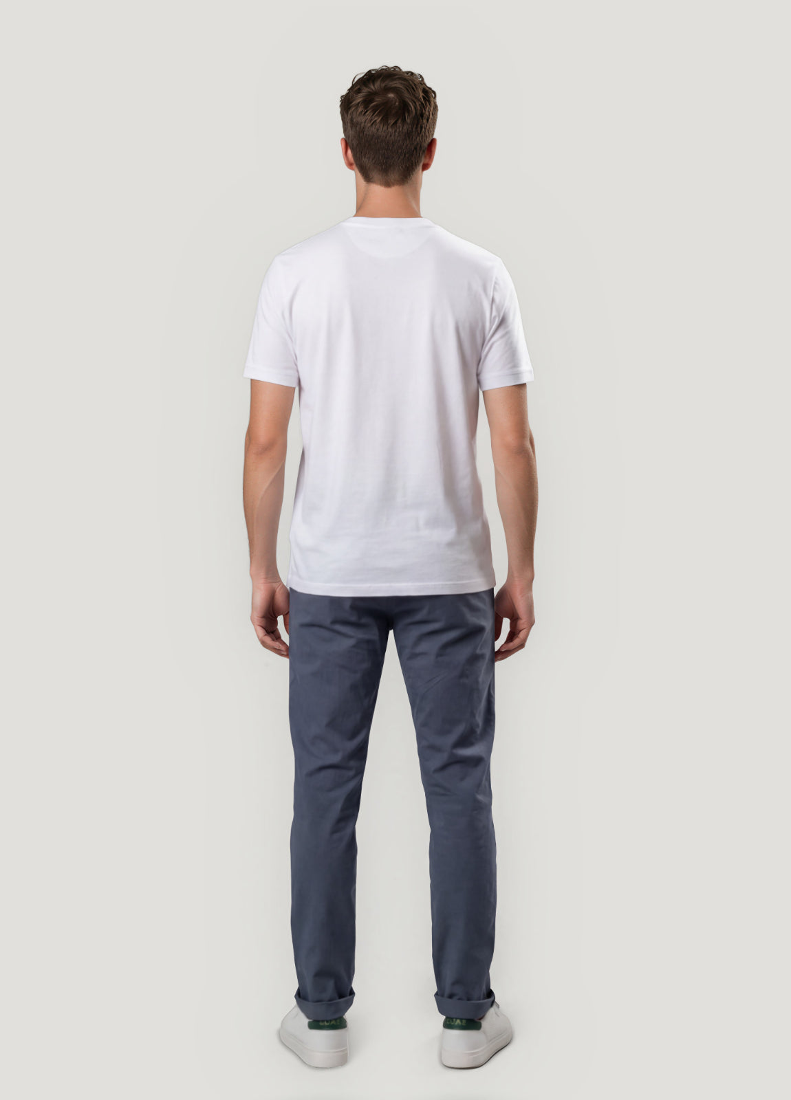 Casual lead-grey chinos