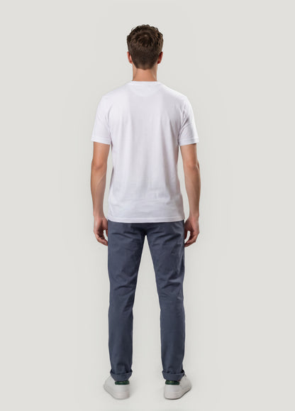 Casual lead-grey chinos