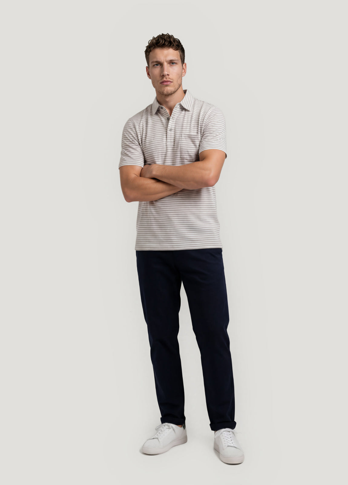 Pantalón casual chino marino