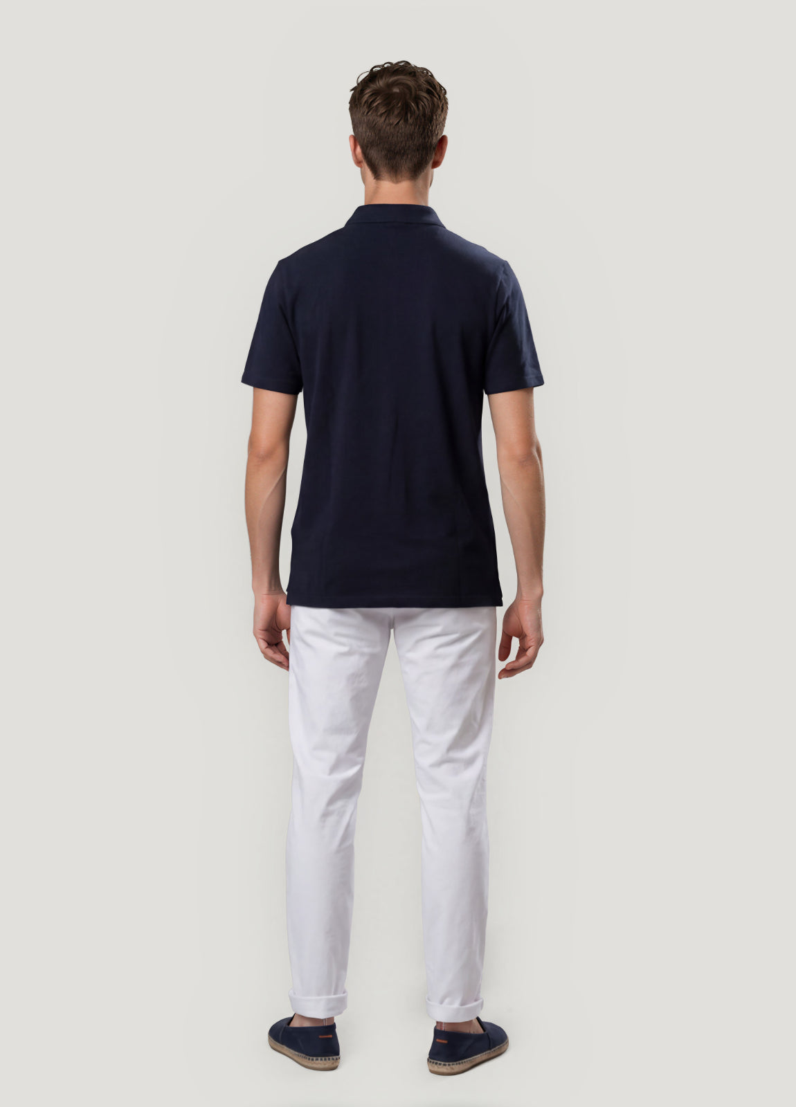 Pantalón casual chino blanco