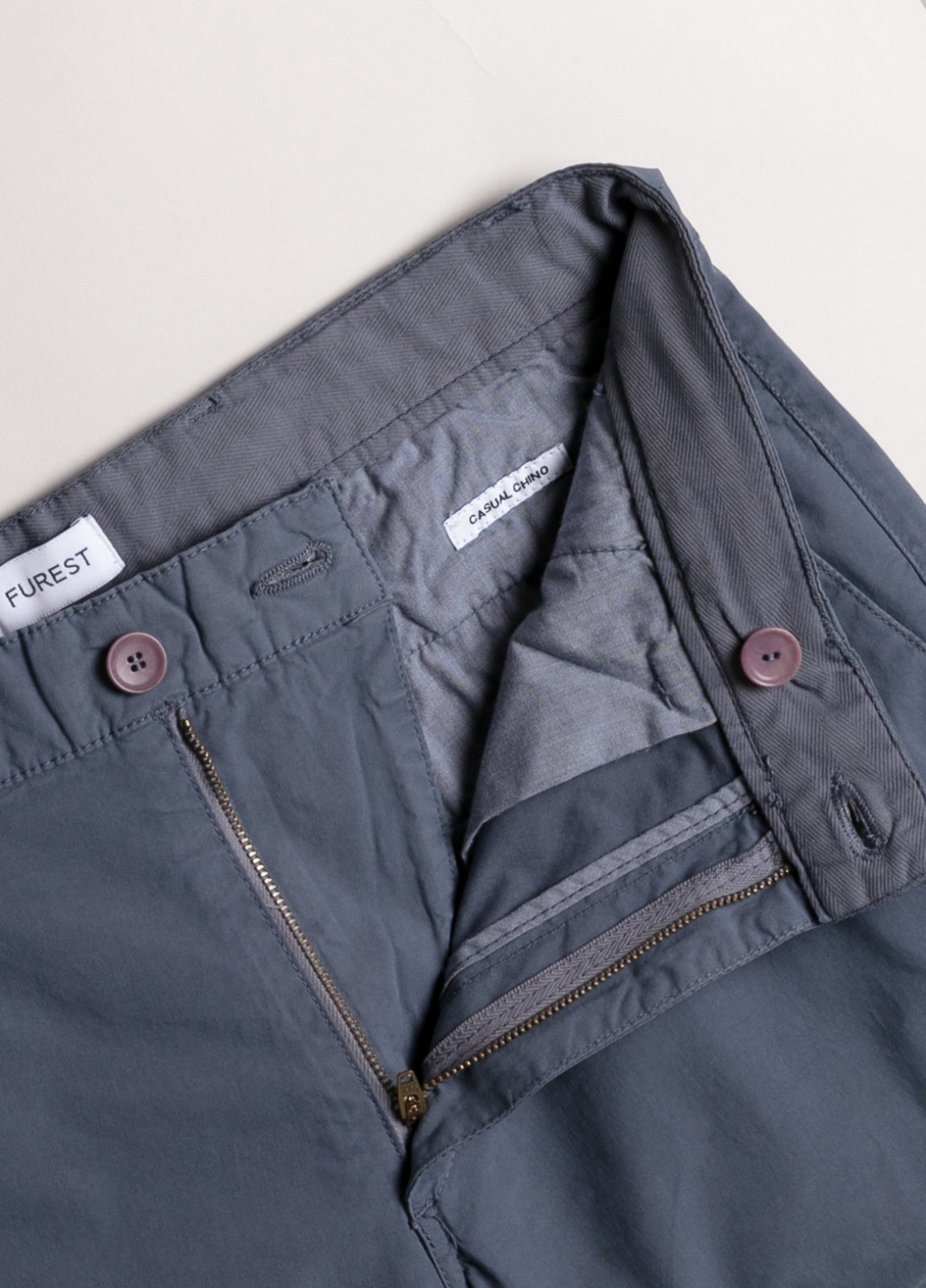 Casual lead-grey chinos