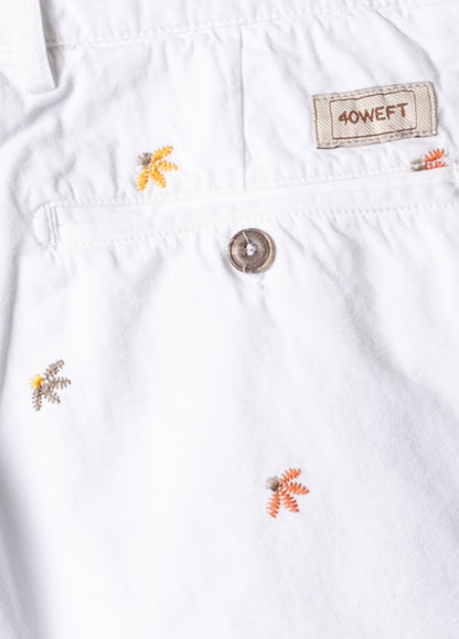 Bermuda flores blanca