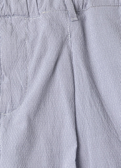 Blue seersucker Bermuda shorts