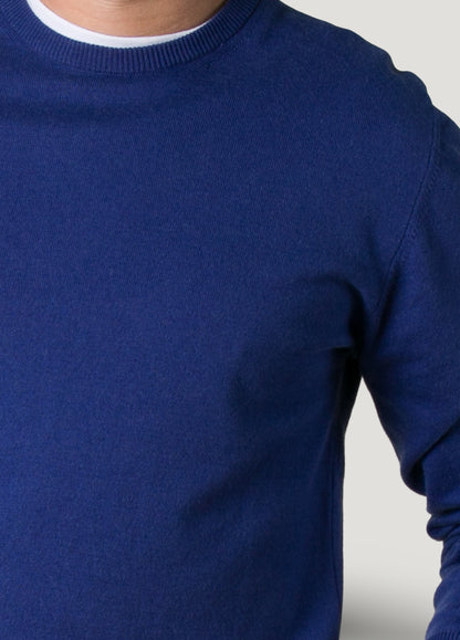 Navy crew neck jersey