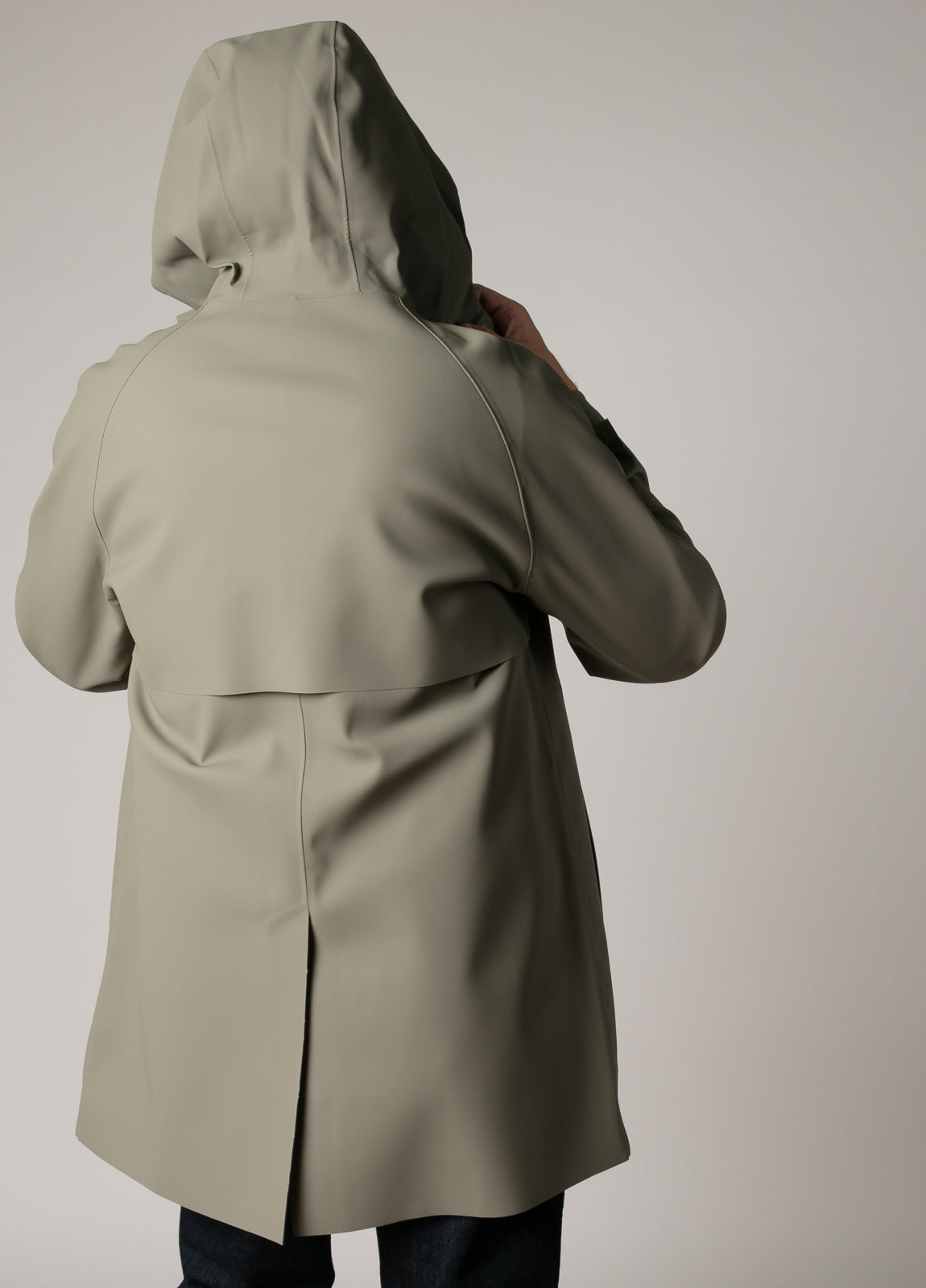 Rain coat kaki
