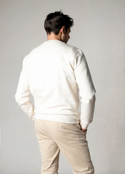 Navy crew neck jersey