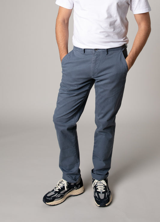 Beige gabardine chino pants