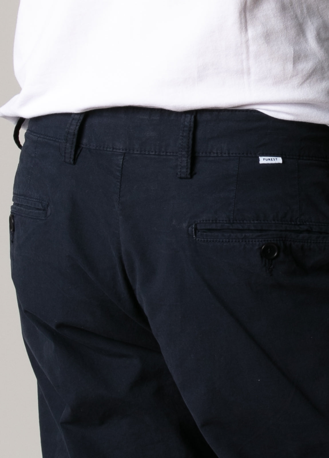 Beige gabardine chino pants